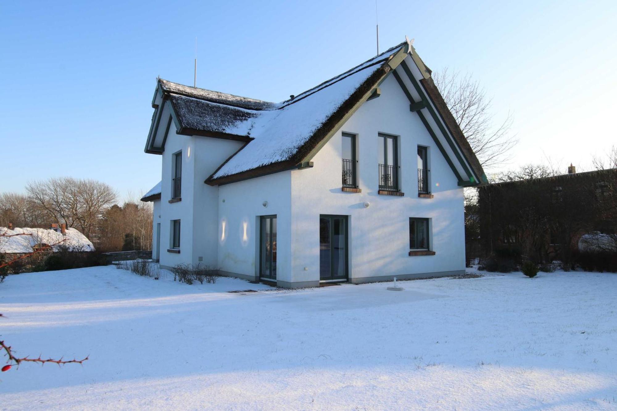Reetdachhaus Im Fischerdorf Freest Esterno foto